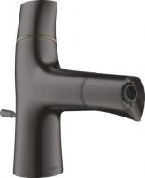 Смеситель для биде Axor Starck Organic 12210340 шлифованный чёрный хром