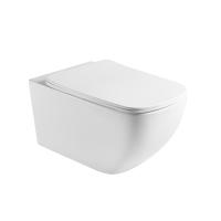 Унитаз подвесной с крышкой-сиденьем Aquatek Медея безободковый (торнадо) AQ1537T-00 белый