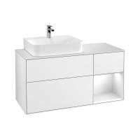 Тумба под раковину Villeroy & Boch Finion 1200х501 мм F151MTMT белый матовый/белый матовый