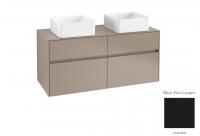 Тумба под раковину Villeroy & Boch Collaro 1200х500 мм C04400PD чёрный матовый