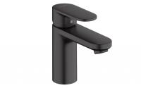 Смеситель для раковины Hansgrohe Vernis Blend 100 CoolStart донный клапан 71585670 чёрный матовый
