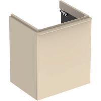 Тумба под раковину Geberit Smyle Square 536х433х617 мм петли справа 500.365.JL.1 песчаный глянец