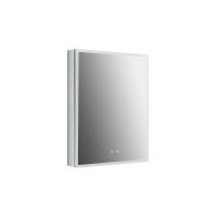Зеркальный шкаф Aquatek 600х800х133 мм петли слева AQ7603B-MLC алюминий