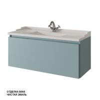 Тумба под раковину Caprigo Ponza-A 100 990х469 мм гладкий фасад 13514 F В065 бело-голубой