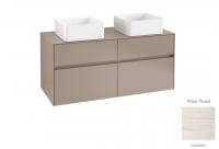 Тумба под раковину Villeroy & Boch Collaro 1200х500 мм C04400E8 белое дерево