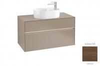 Тумба под раковину Villeroy & Boch Collaro 1000х500 мм с подсветкой C054L0VH аризонский дуб