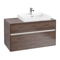 Тумба под раковину Villeroy & Boch Collaro 1000х500 мм с подсветкой C018L0VH аризонский дуб