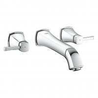 Смеситель для раковины Grohe Grandera M-Size настенный (внешняя часть) на 3 отверстия 20 415 000 хром