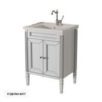 Тумба под раковину Caprigo Albion Promo 60 586х450 мм (2 двери) 33310 B077 бело-серый