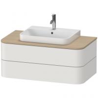 Тумба под раковину для подвесной консоли Duravit Happy D.2 Plus 1000х550 мм HP497103939 скандинавский белый матовый
