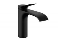 Смеситель для раковины Hansgrohe Vivenis 110 ComfortZone донный клапан 75020670 чёрный матовый