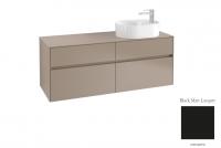 Тумба под раковину Villeroy & Boch Collaro 1400х500 мм C06300PD чёрный матовый