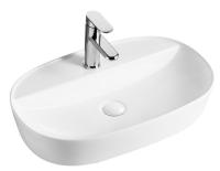 Раковина накладная Azario 610х400х120 мм AZ-2203 белый