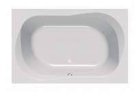 Ванна акриловая KolpaSan Adam&Eva 195x125 см basis с фронтальной панелью 5521000 белый