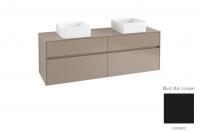 Тумба под раковину Villeroy & Boch Collaro 1600х500 мм C05200PD чёрный матовый