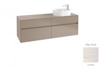 Тумба под раковину Villeroy & Boch Collaro 1600х500 мм C06700E8 белое дерево