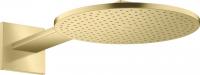 Верхний душ Axor ShowerSolutions 300 1jet с держателем 35300950 шлифованная медь