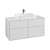 Тумба под раковину Villeroy & Boch Finion 1200х501 мм F38100GF белый глянцевый