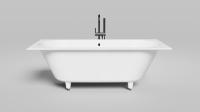 Ванна встраиваемая Salini Ornella Axis S-Sense 170х75 см 103413G белый глянец