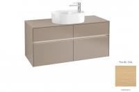 Тумба под раковину Villeroy & Boch Collaro 1200х500 мм с подсветкой C057L0VJ северный дуб