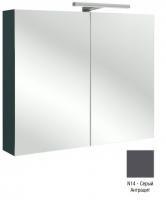 Зеркальный шкаф Jacob Delafon 700х650х143 мм EB786RU-N14 серый антрацит