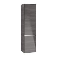 Пенал Villeroy & Boch Collaro 454х349х1538 мм петли слева, с подсветкой C034L0FQ дуб графитовый