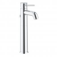 Смеситель для раковины Grohe BauClassic XL-Size высокий излив, донный клапан 32 868 000