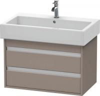 Тумба под раковину Duravit Ketho 750х440 мм KT663704343 базальт матовый
