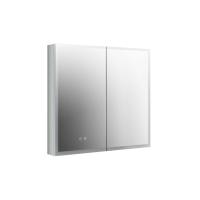 Зеркальный шкаф Aquatek 800х700х133 мм AQ7803B-MLC алюминий