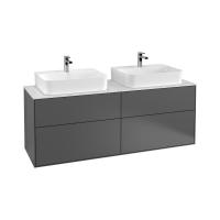Тумба под раковину Villeroy & Boch Finion 1600х501 мм F18100GK матовый антрацит