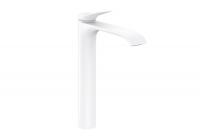 Смеситель для раковины Hansgrohe Vivenis 250 ComfortZone высокий излив, донный клапан 75040700 белый матовый