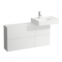 Тумба под раковину Laufen Kartell 1200х270 мм раковина справа 4082920336401 белый матовый