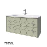 Тумба под раковину Caprigo Caprice 100 1002х448 мм (2 ящика) 25114 B059 фисташково-зелёный