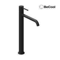 Смеситель для раковины Ravak Espirit BeCool ES 015.21BLM 340 мм высокий излив X070406 чёрный матовый