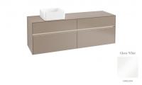 Тумба под раковину Villeroy & Boch Collaro 1600х500 мм с подсветкой C050L0DH белый глянцевый