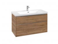 Тумба под раковину Villeroy & Boch Subway 3.0 973х462 мм C57000RH дуб канзас