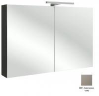 Зеркальный шкаф Jacob Delafon 1000х650х143 мм EB1365-NR2 коричневая кожа
