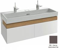 Тумба под раковину Jacob Delafon Terrace Premium 1200х480 мм EB1733RU-G80-G80 светло-коричневый глянцевый