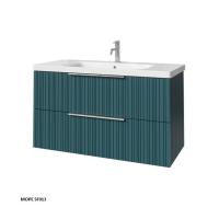 Тумба под раковину Caprigo Rain 100 976х446 мм (2 ящика) 36514 SF-013 море
