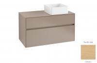 Тумба под раковину Villeroy & Boch Collaro 1000х500 мм C04000VJ северный дуб