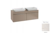 Тумба под раковину Villeroy & Boch Venticello 1257х502 мм A94901E8 белое дерево