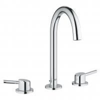 Смеситель для раковины Grohe Concetto L-Size 3 отверстия, высокий излив, донный клапан 20 216 001