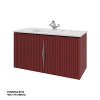 Тумба под раковину Caprigo Novara 105 1026х452 мм (эмаль) 34914 B013 красное вино