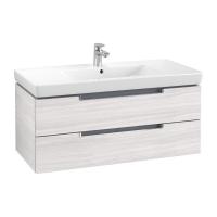 Тумба под раковину Villeroy & Boch Subway 2.0 987х449 мм A69010E8 белое дерево