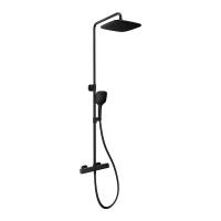 Душевая система с термостатом для душа Ravak 10° Free black TD F 091.20/150 X070160 чёрный