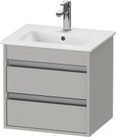 Тумба под раковину Duravit Ketho 500х412 мм KT644400707 бетонно-серый матовый