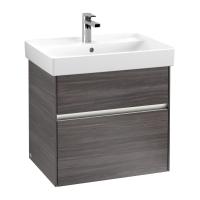 Тумба под раковину Villeroy & Boch Collaro 604х444 мм с подсветкой C009L0FQ дуб графитовый