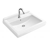 Раковина Villeroy & Boch Hommage 750х580 мм CeramicPlus 710175R1 альпийский белый