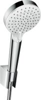 Душевой гарнитур Hansgrohe Crometta Vario с держателем и шлангом 160 см 26692400 белый/хром