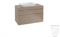 Тумба под раковину Villeroy & Boch Venticello 957х502 мм L A94201RE белое стекло